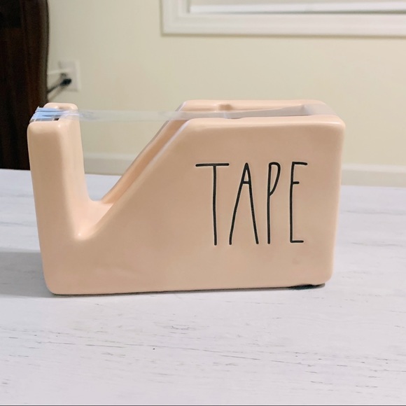 Rae Dunn pink Tape dispenser